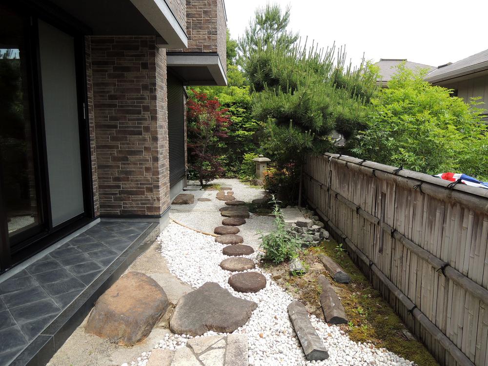 Garden. Local shooting