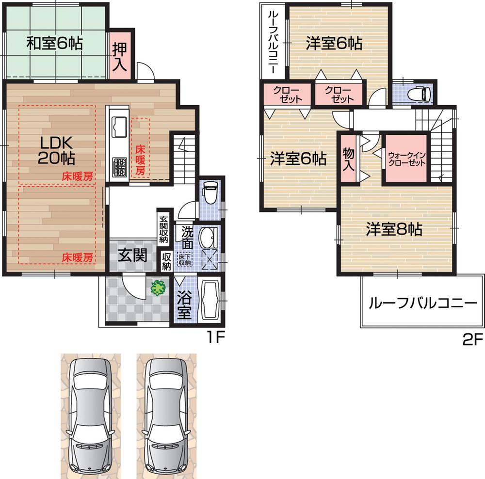 Floor plan. 46,500,000 yen, 4LDK, Land area 170.11 sq m , Building area 111.77 sq m