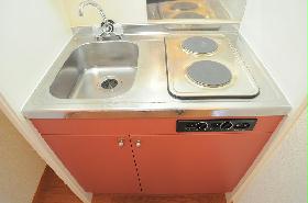 Kitchen. Two-burner stove