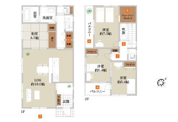 Building plan example (floor plan). Plan an example