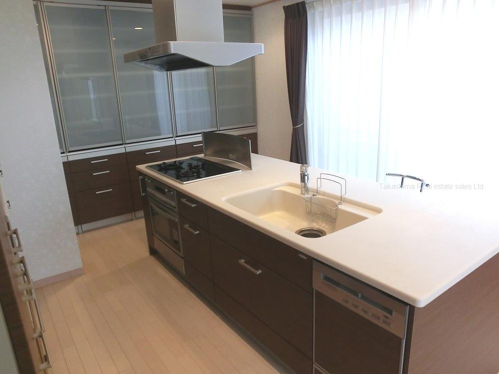 Kitchen. YAMAHA System Kitchen. Sink is also artificial marble.