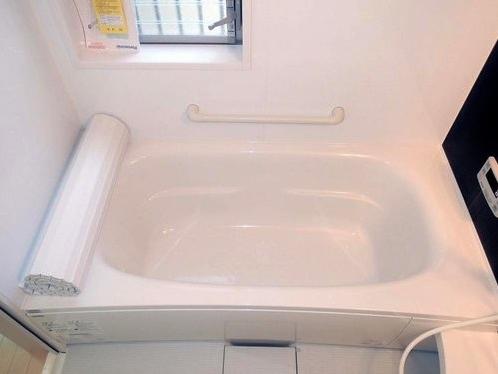 Bathroom. Spacious bathtub