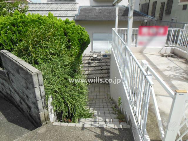 Entrance. Approach portion leading to the front door