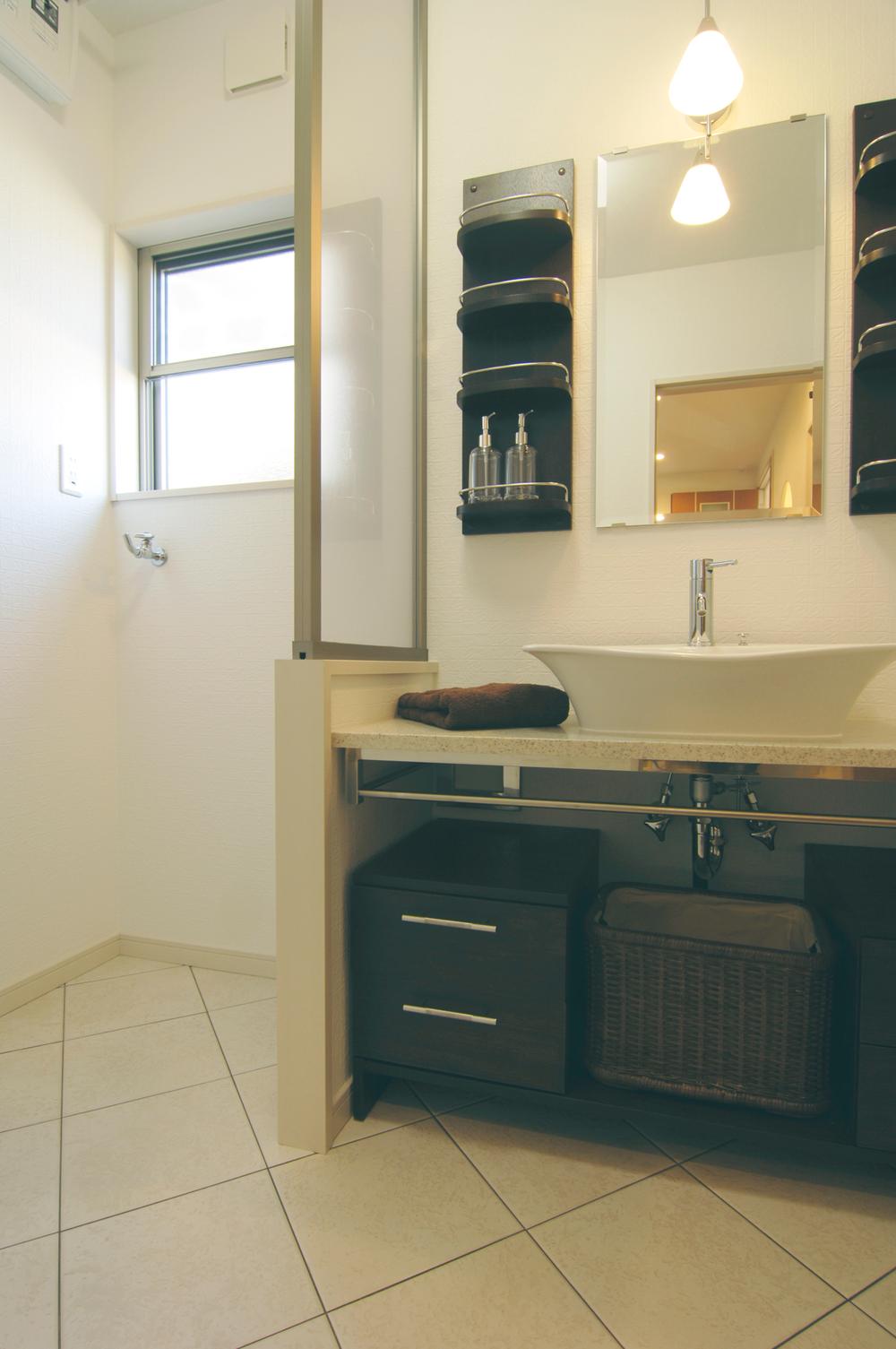 Other building plan example. Wash basin