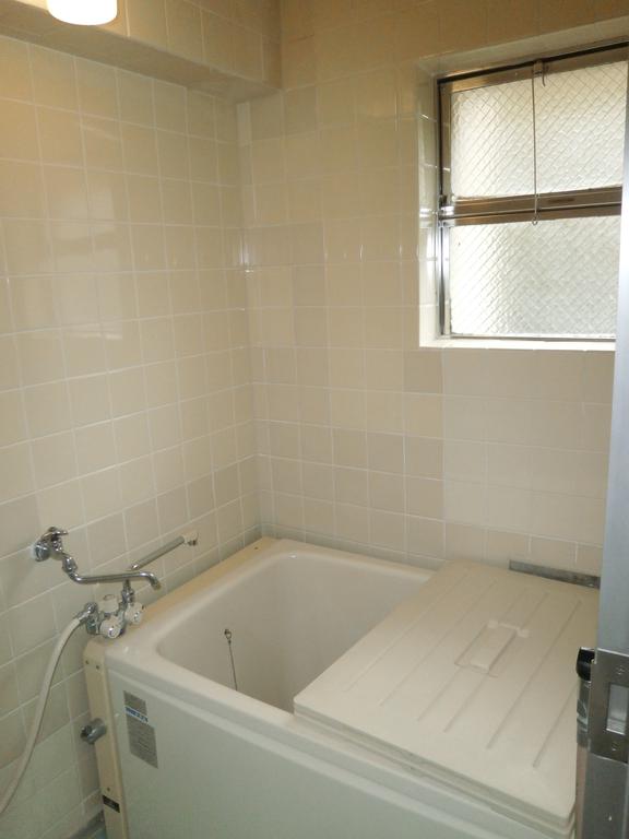 Bath. Spacious bathroom with a warm