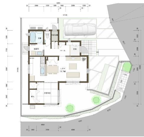 Other introspection. 1F floor area 61.08 sq m . Installation was easy to store and out under the stairs, such as gardening supplies and car wash equipment is. 