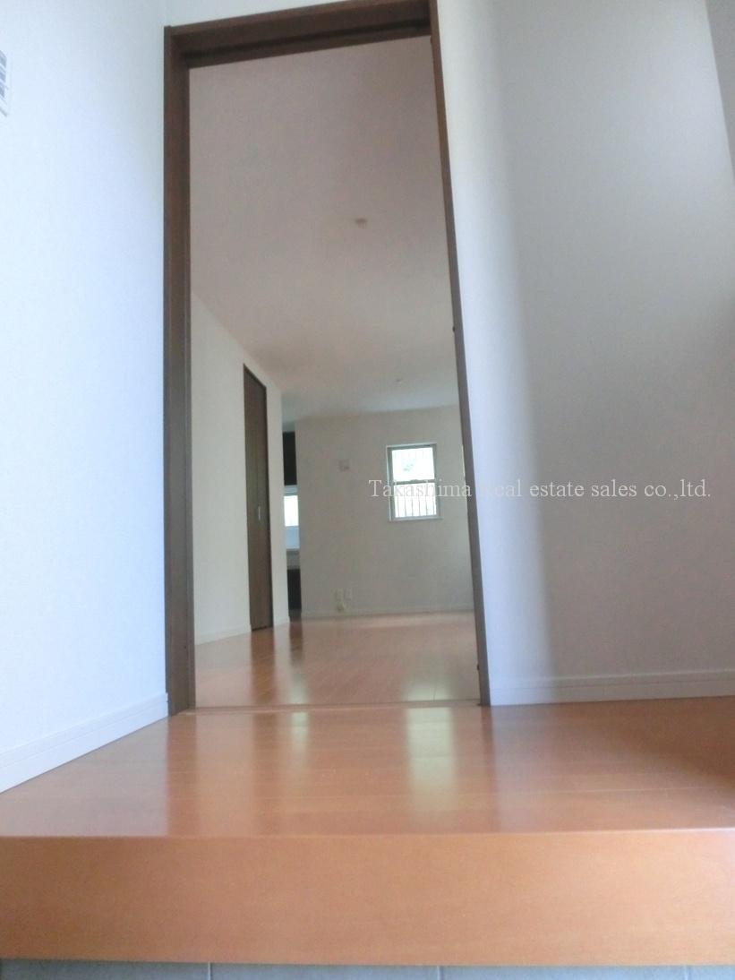 Entrance. From the entrance hall to the living room across the door.