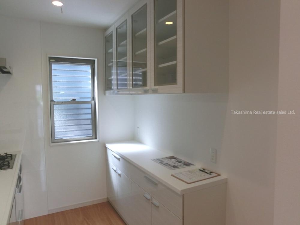 Kitchen. Cupboard is standard equipment.