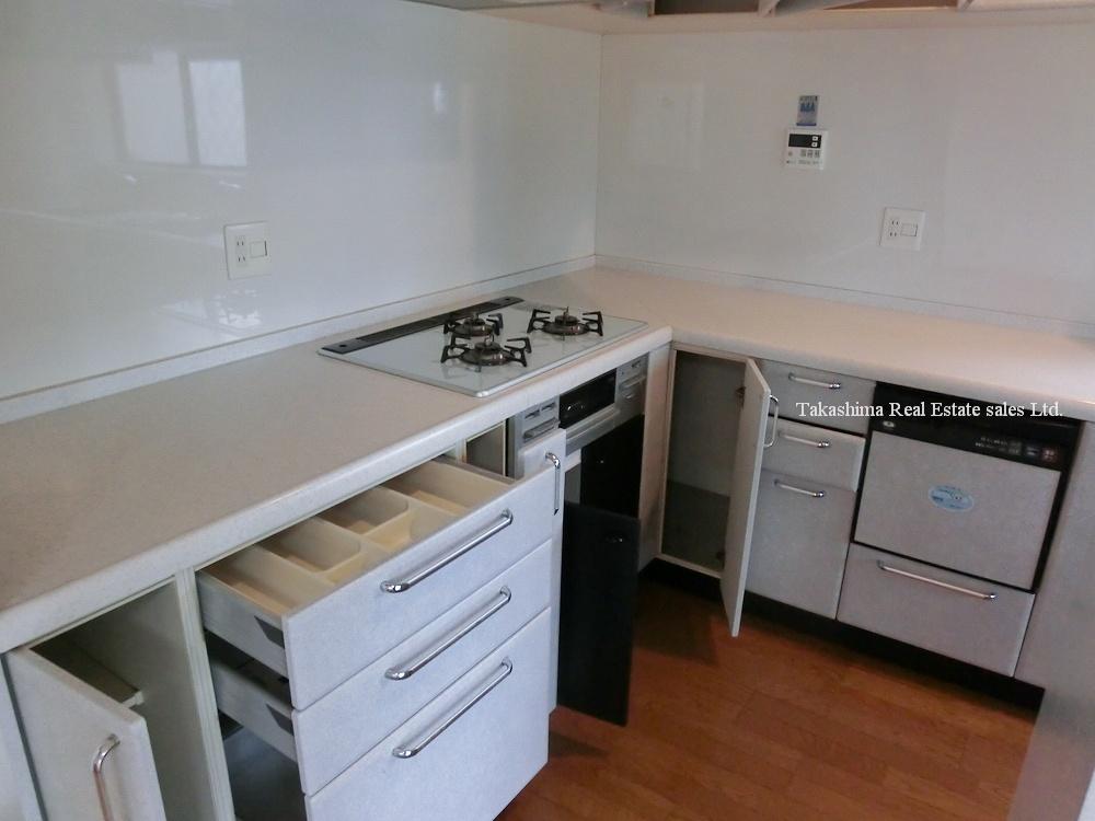 Kitchen. Storage is a lot of the L-shaped kitchen.