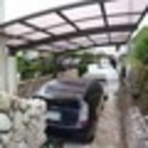 Parking lot. Carport with Two