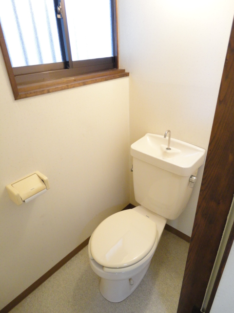 Toilet. With window!