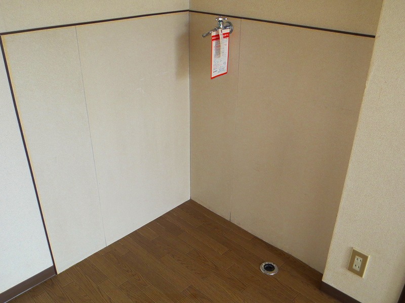 Washroom. Washing machine Storage