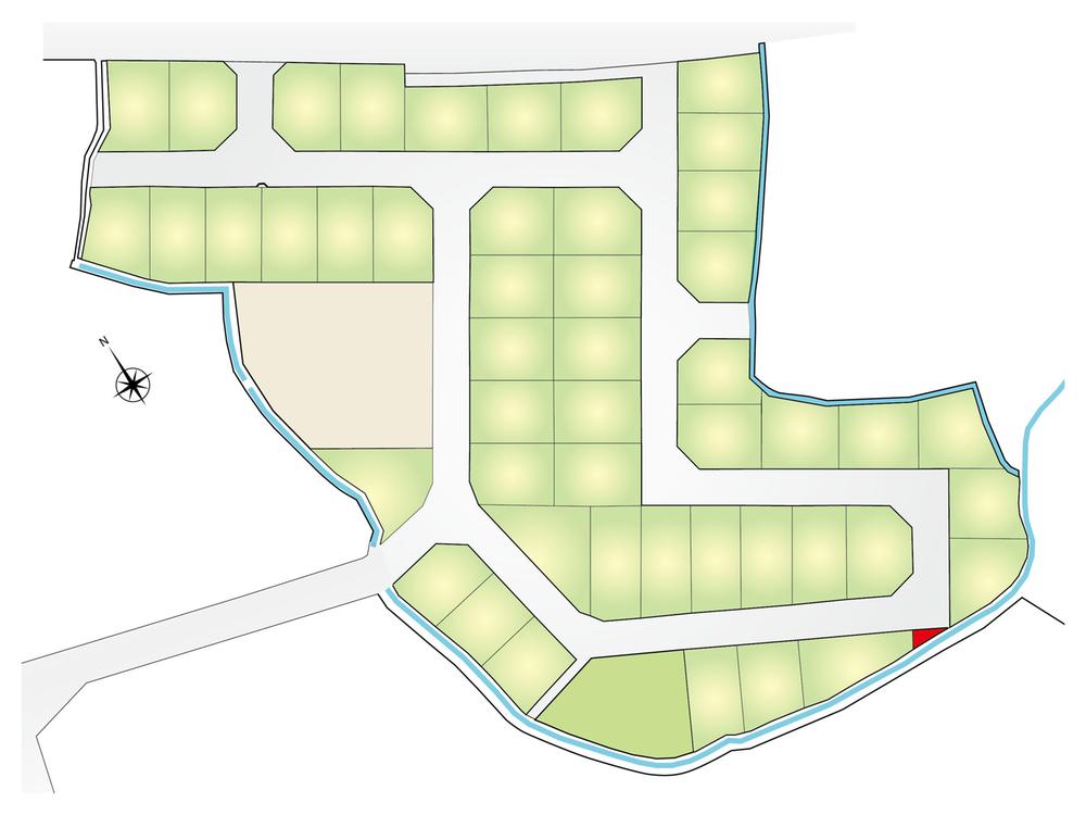 The entire compartment Figure. All 48 compartments large subdivision of. There is also a park in the park. 
