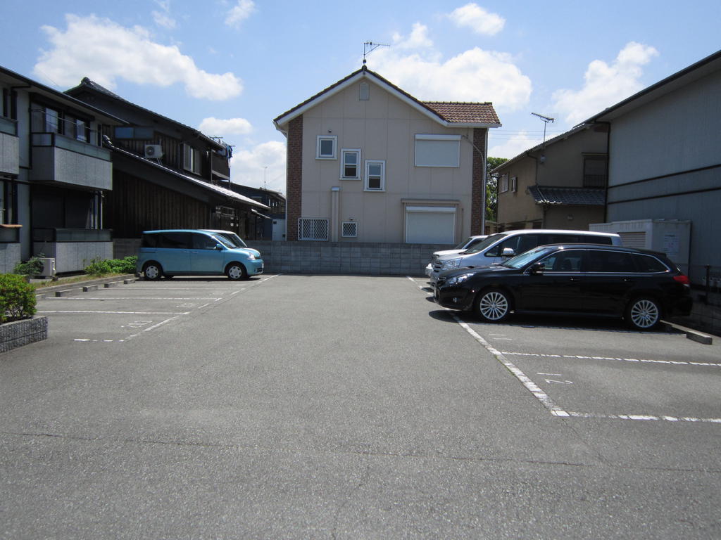 Parking lot. Second unit parking place