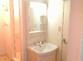 Washroom. Independent wash basin