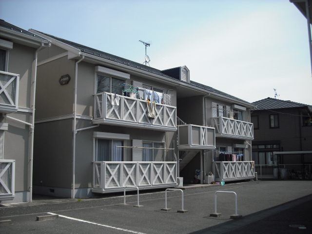 Building appearance. Appearance to give a refreshing impression is white appearance! 