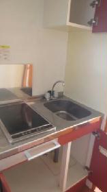 Receipt. Under the sink, There is storage space in the upper