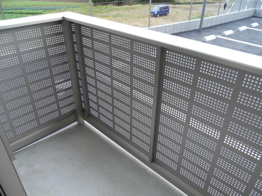 Balcony. Since the balcony is also relatively high It is safe