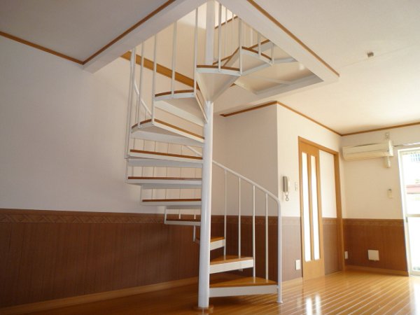 Other Equipment. Stylish spiral staircase