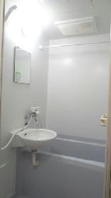 Bath. With bathroom dryer