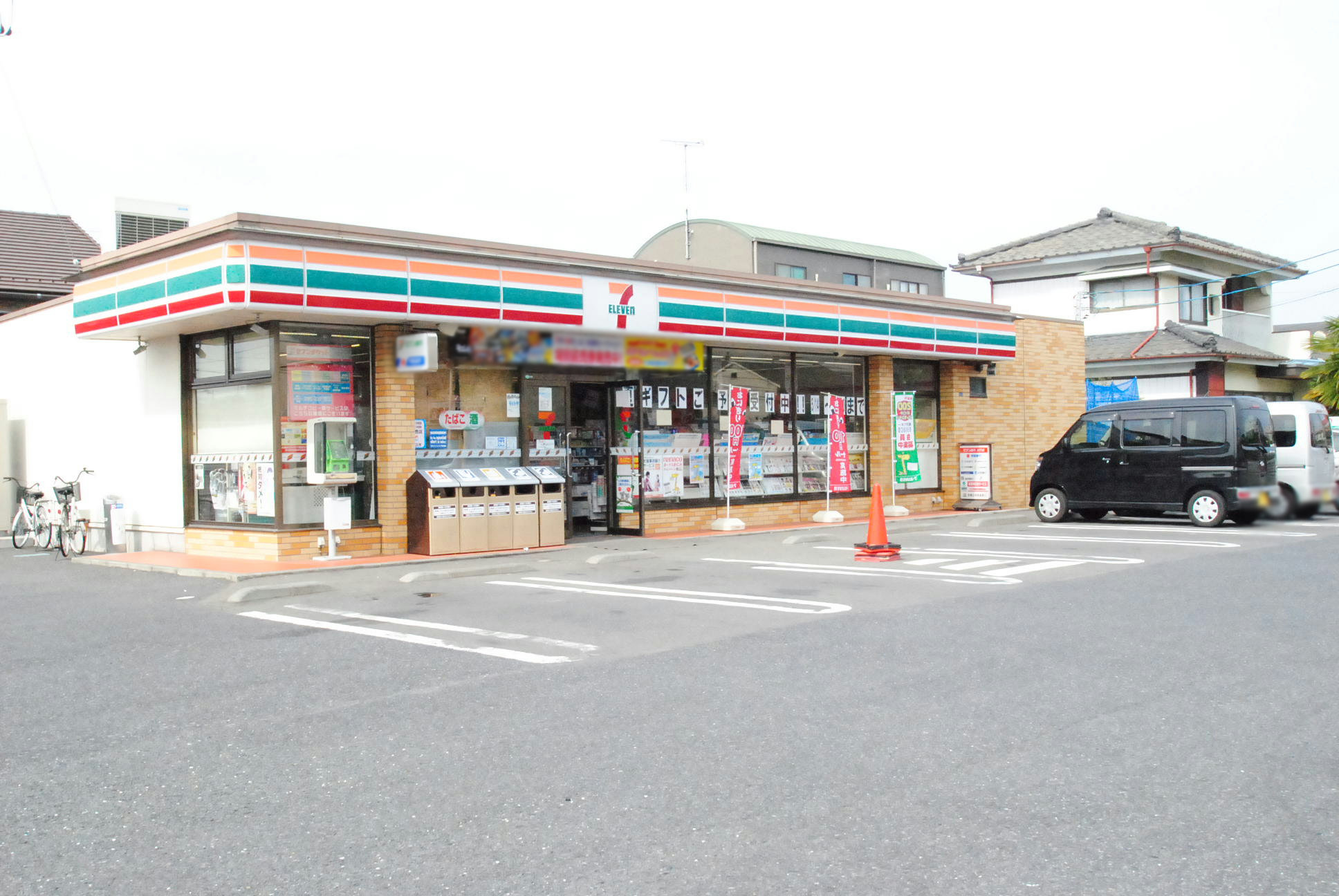 Convenience store. Seven-Eleven Hitachi Omika 3-chome up (convenience store) 205m