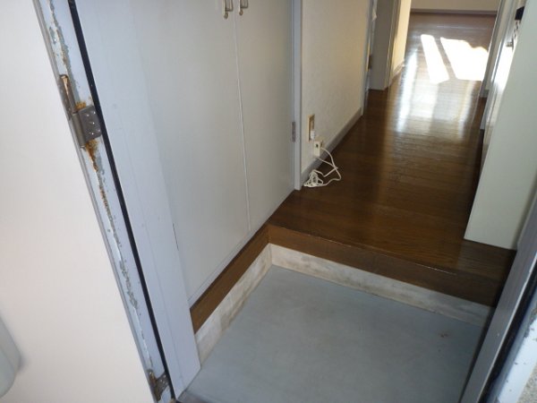 Entrance. Shoes with Box