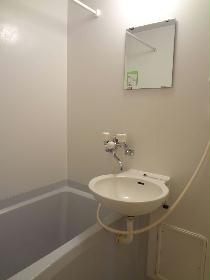 Bath. With bathroom dryer