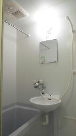 Bath. With bathroom dryer