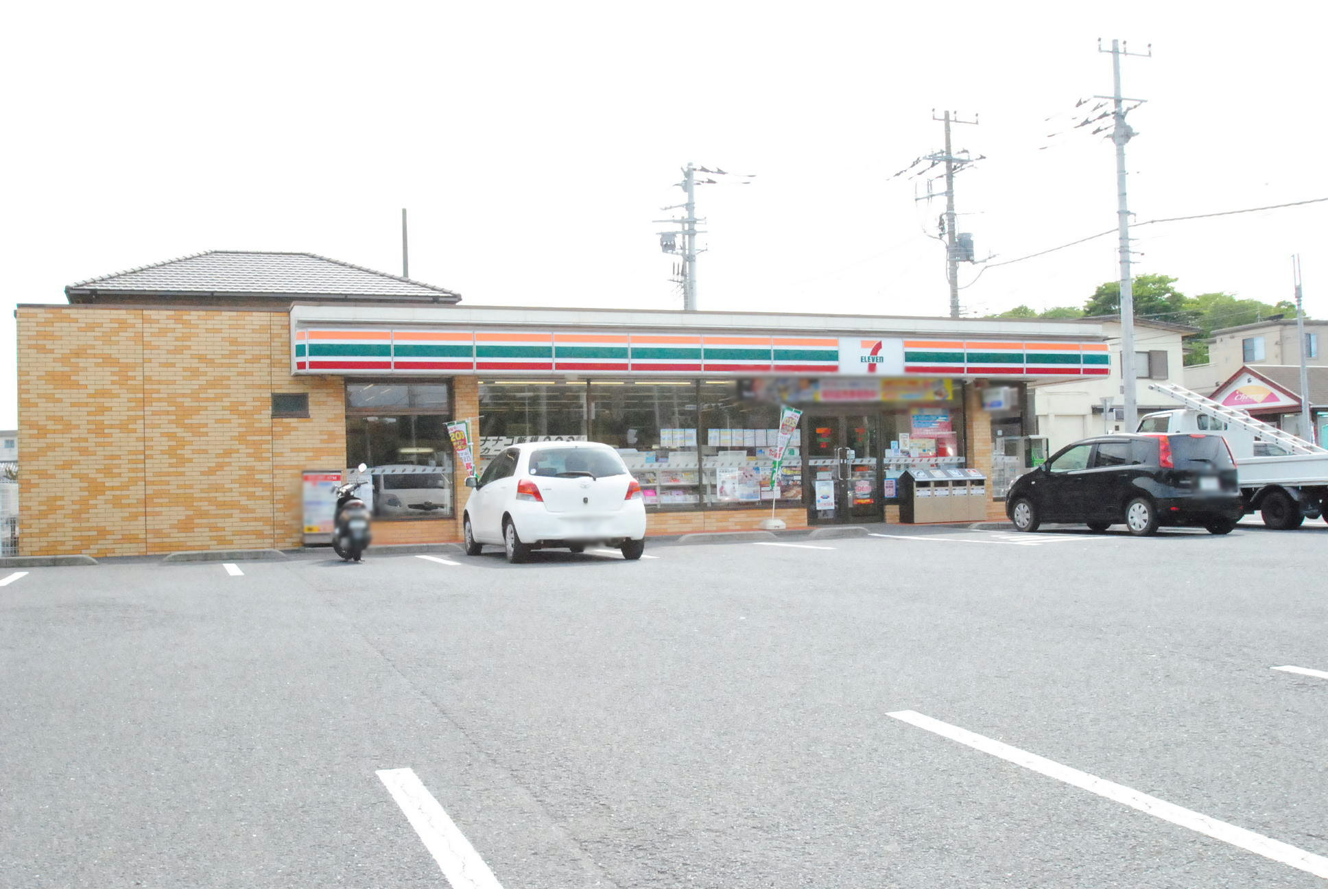Convenience store. Seven-Eleven Hitachi Kuji-cho 6-chome up (convenience store) 1078m