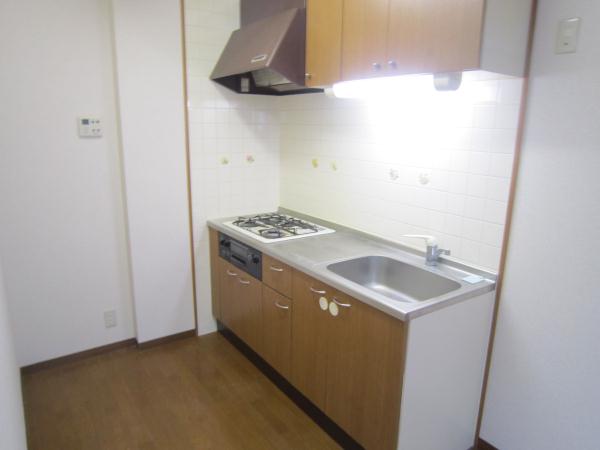 Kitchen. System kitchen With gas stove