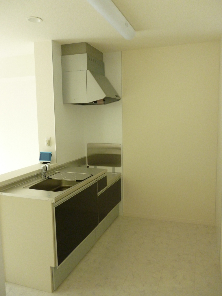 Kitchen. There is electric power sales panel installed to counter the kitchen