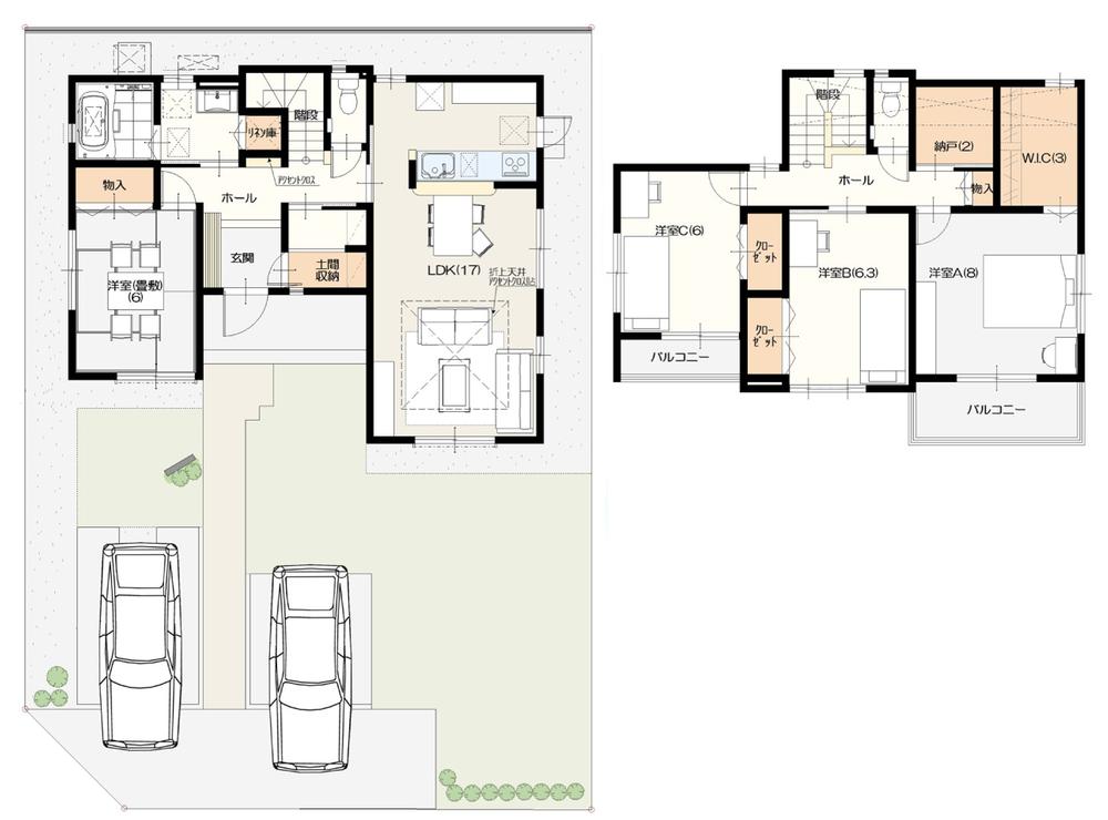 Floor plan. Ibaraki real estate to Ibaraki Grandy House