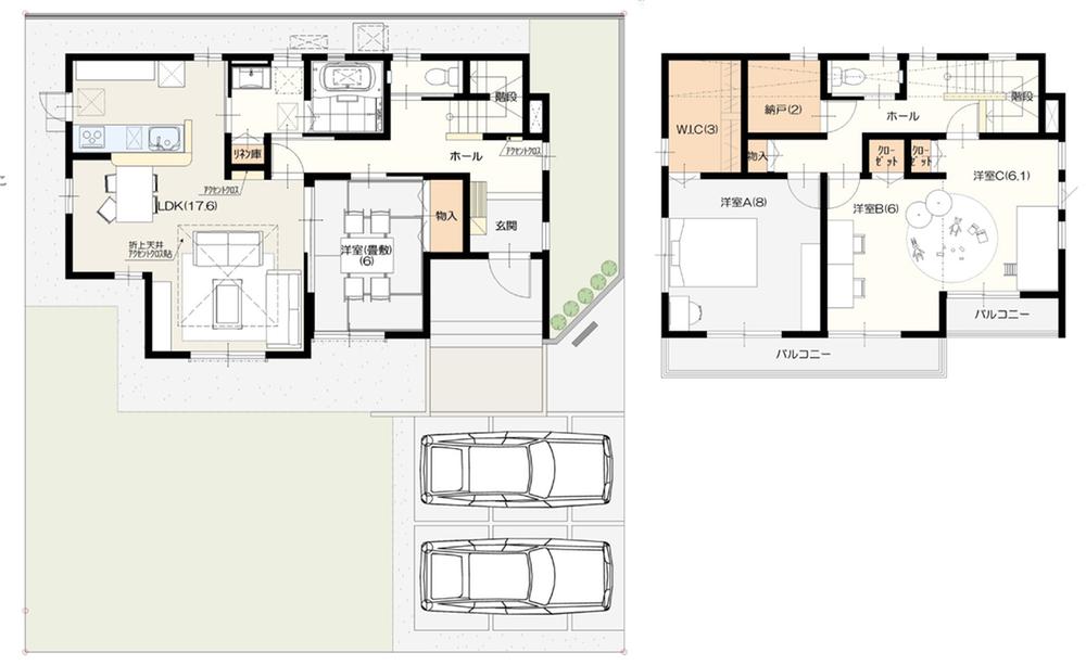 Floor plan. Ibaraki real estate to Ibaraki Grandy House