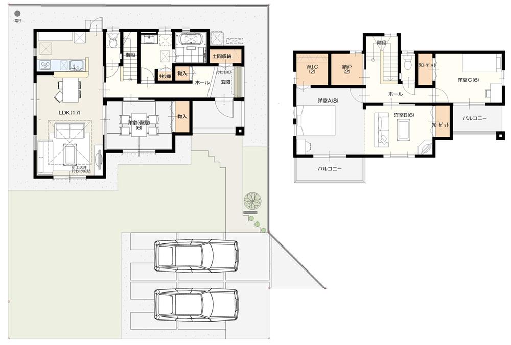 Floor plan. Ibaraki real estate to Ibaraki Grandy House