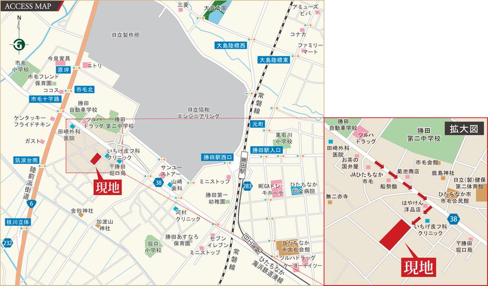Local guide map