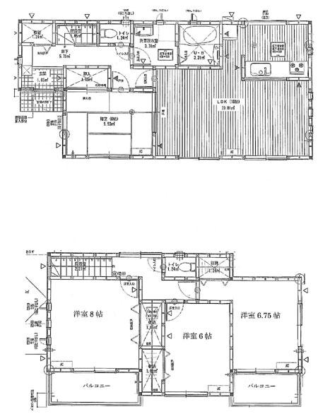 Floor plan. ・ Firm water-saving in the new shape that eliminates the waste.