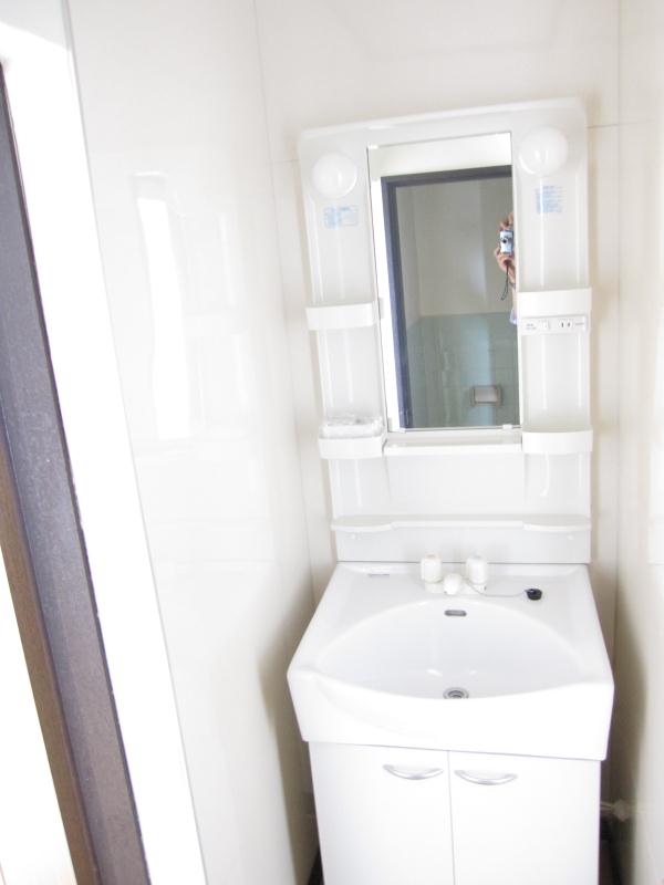 Washroom. Bathroom vanity