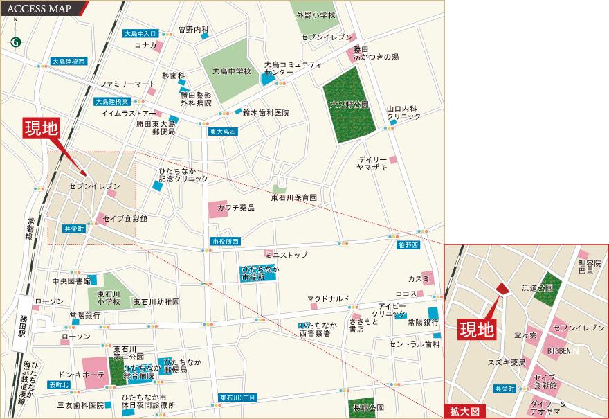 Local guide map