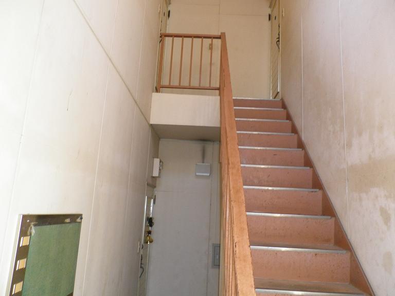 Entrance. Each entrance is from inside the building