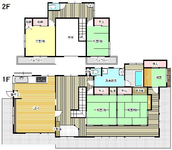 Floor plan. 32 million yen, 5LDK, Land area 1,039.47 sq m , Building area 166.78 sq m