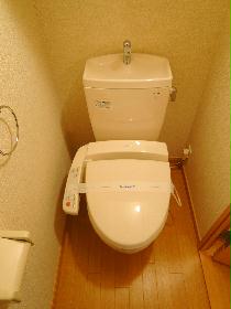 Toilet. Toilet is with a bidet! 