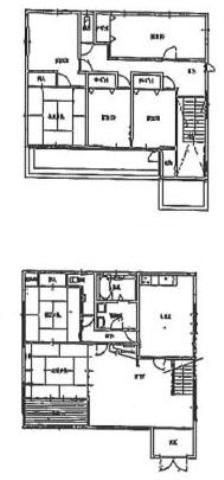 Floor plan. 23.8 million yen, 8LDK, Land area 251.24 sq m , Building area 220.25 sq m
