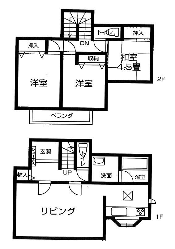 Floor plan. 15.8 million yen, 3LDK, Land area 167.56 sq m , It is going to change from the building area 82.39 sq m 2LDK of the floor plan to the floor plan of 3LDK. 