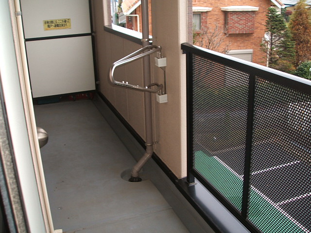 Balcony. Comfortable wide balcony