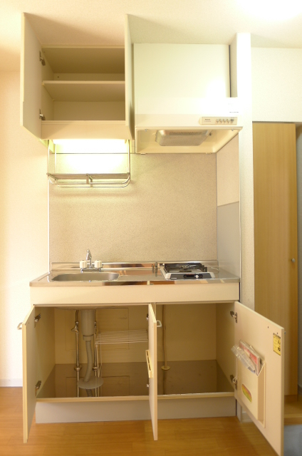 Kitchen. With gas stove