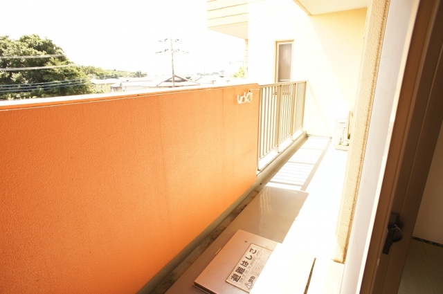 Balcony. Wide balcony