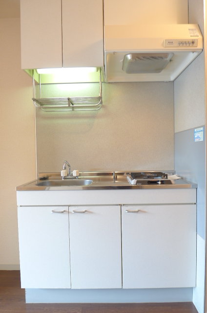 Kitchen. With gas stove