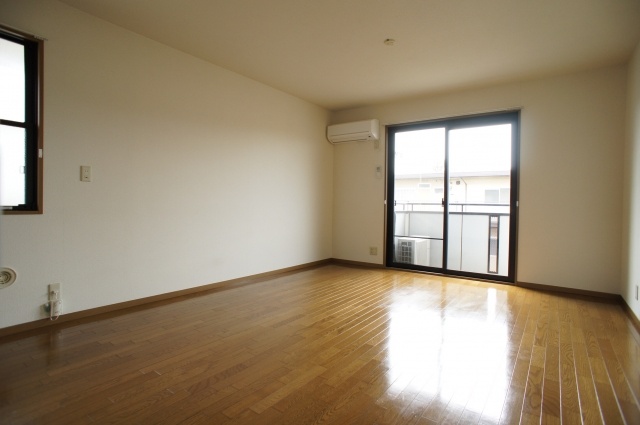 Living and room. Bright living room of the two-sided lighting