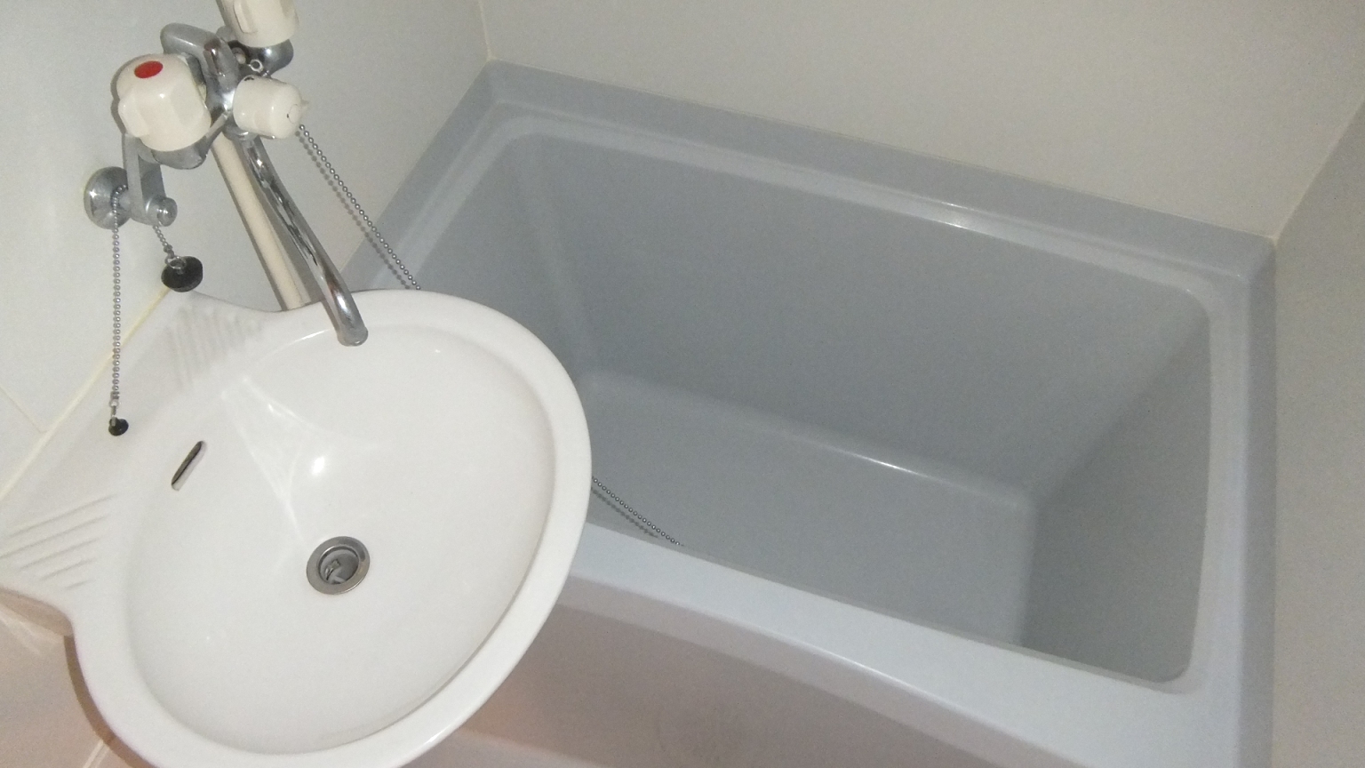 Bath. With bathroom dryer