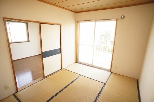 Living and room. Sunny Japanese-style room